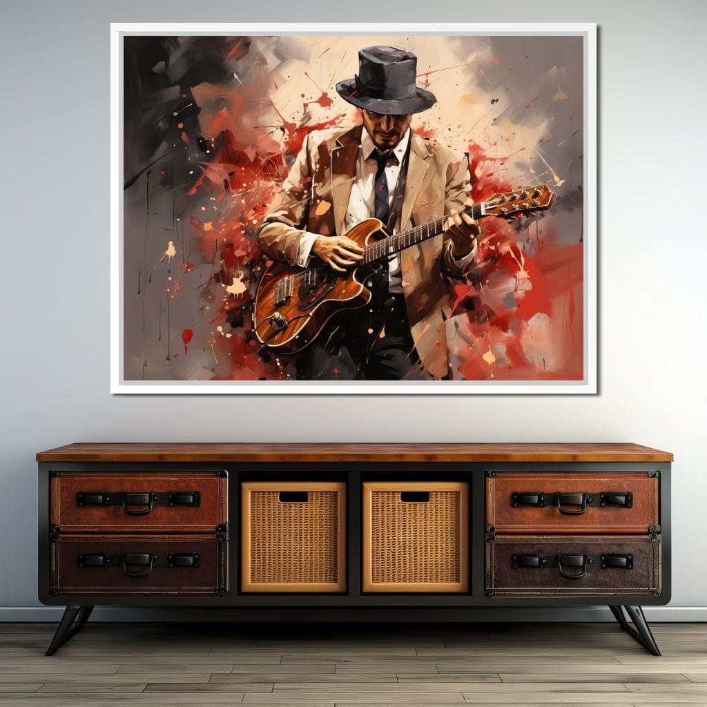 Guitarist Serenade Canvas Wall Art