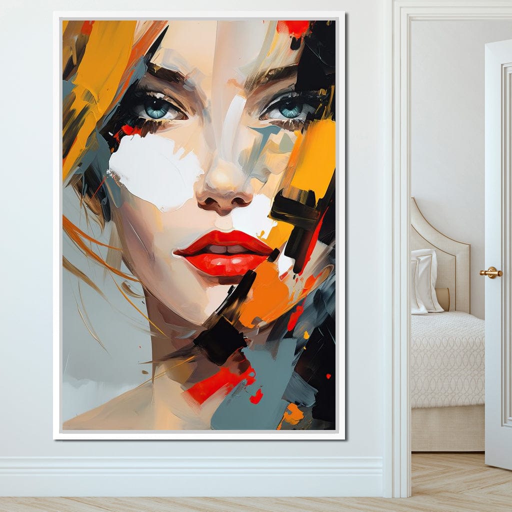 Expressive Contemplation Vivid Notions Canvas Wall Art
