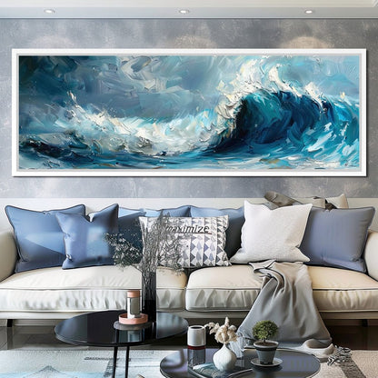 Oceanic Serenade Dance Canvas Wall Art