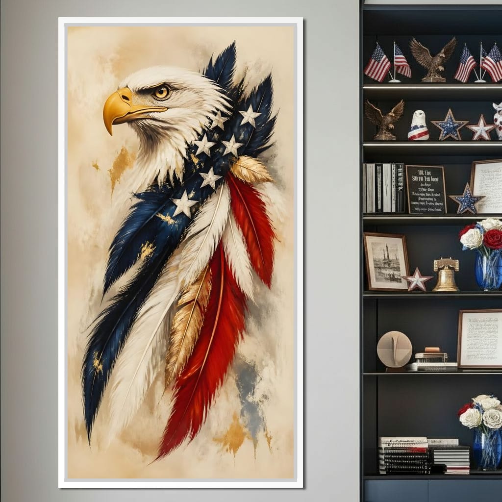 Sovereign Flight Of Freedom Canvas Wall Art