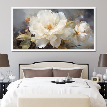 Ethereal Peony Essences Canvas Wall Art