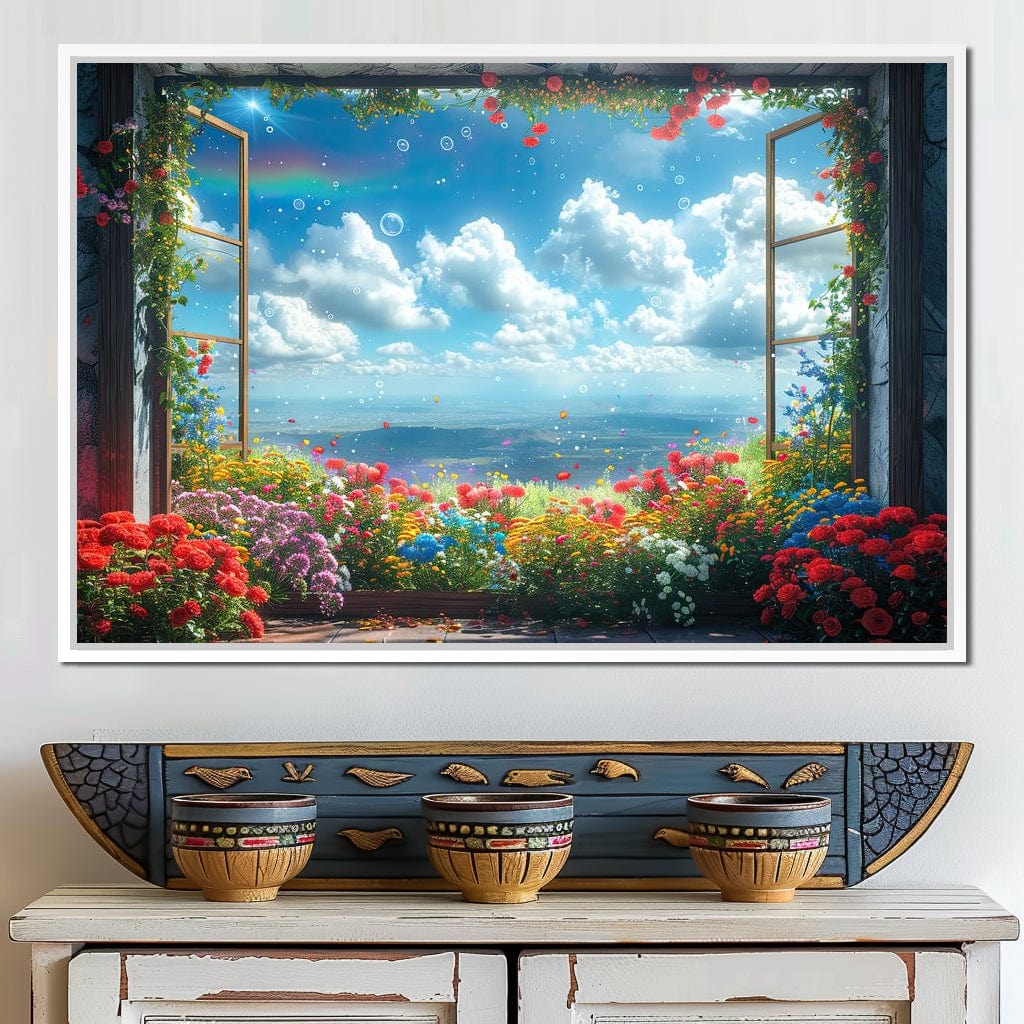Blossom Breeze Panorama Canvas Wall Art