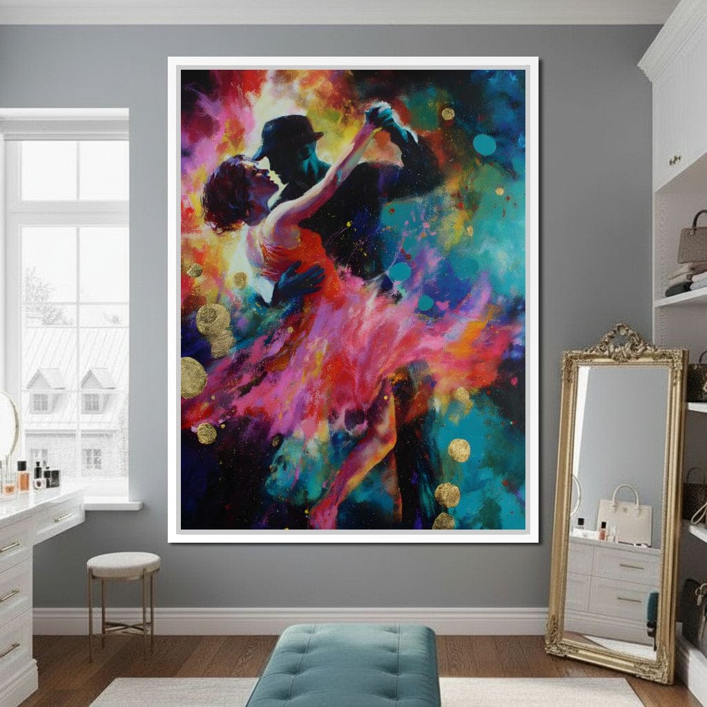 Midnight Tango Color Storm Canvas Wall Art