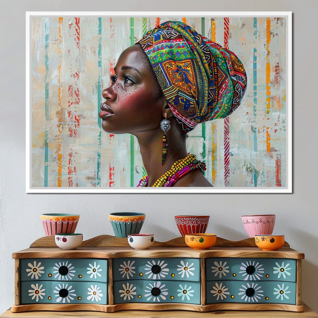 Vibrant Cultural Essence Canvas Wall Art