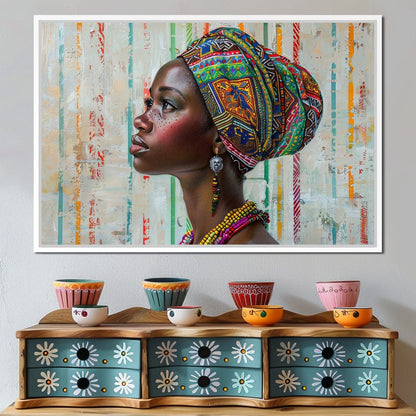 Vibrant Cultural Essence Canvas Wall Art