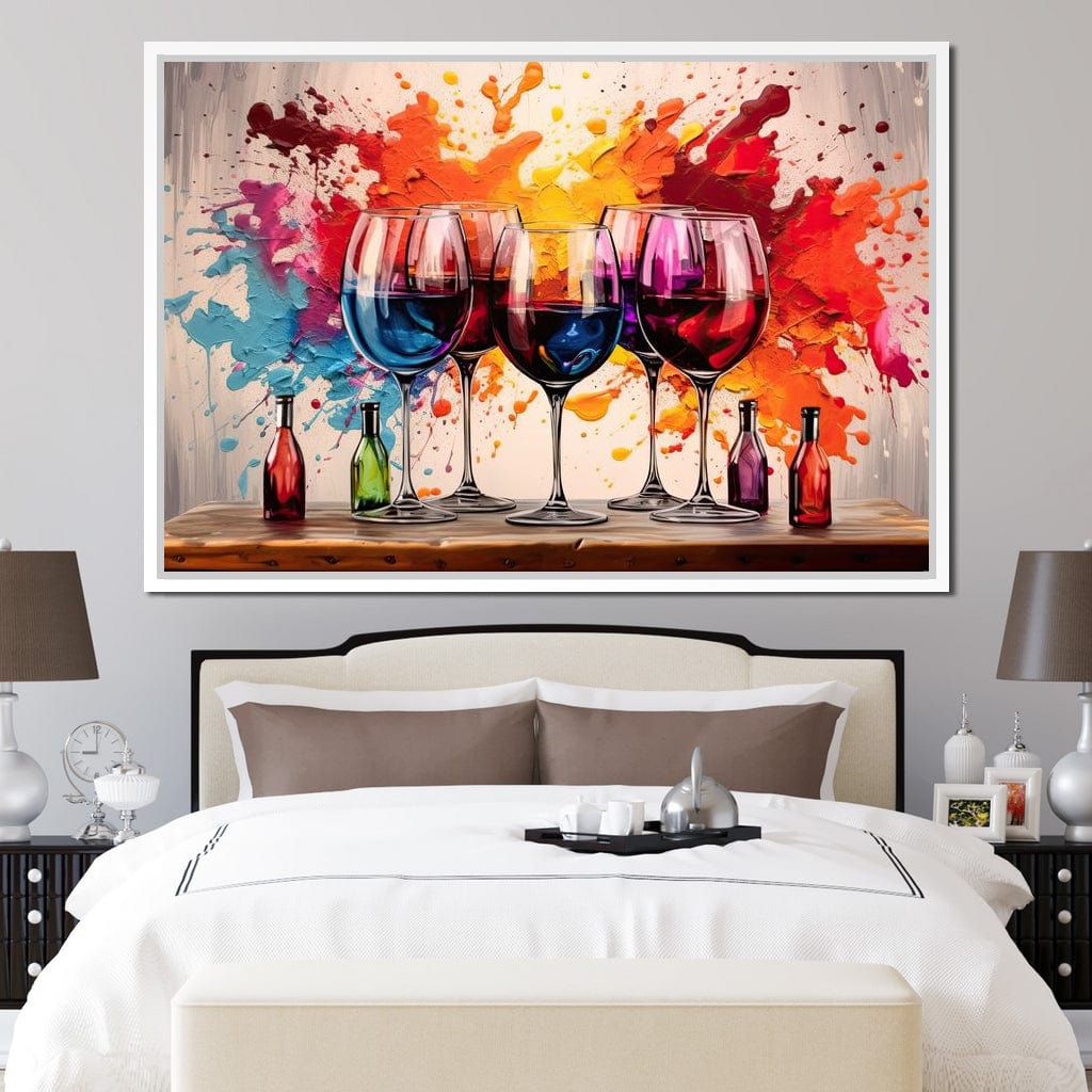 Sommelier's Symphony Canvas Wall Art