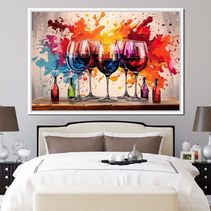 Sommelier's Symphony Canvas Wall Art