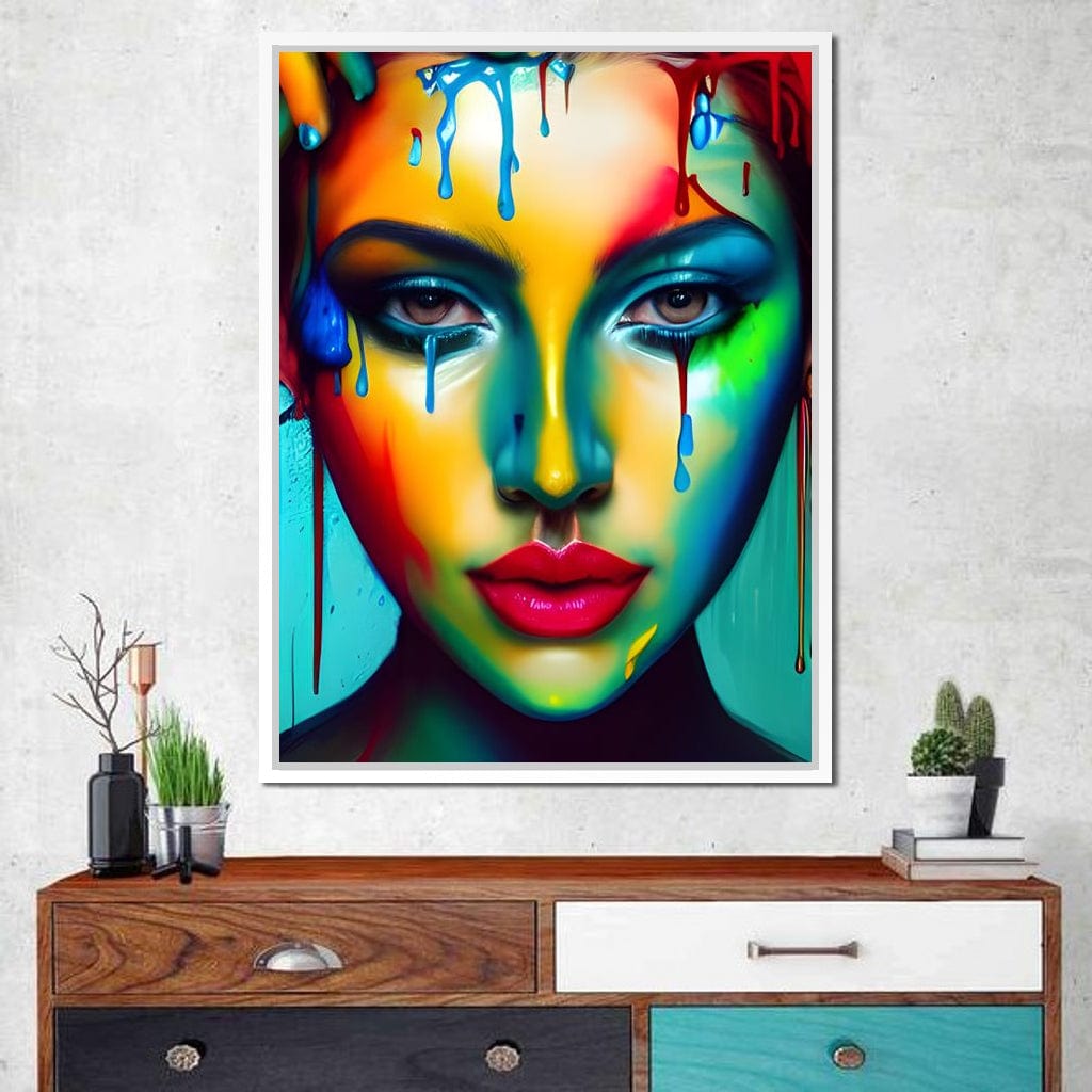 Messy Beauty 002 Canvas Wall Art