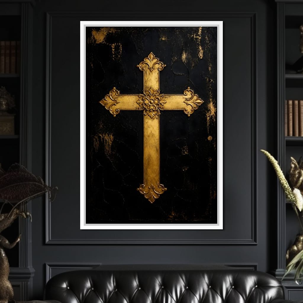 Gilded Faith Eternal Legacy Canvas Wall Art