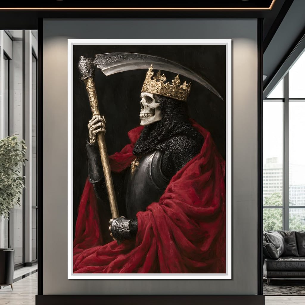 Sovereign Of The Final Harvest Canvas Wall Art