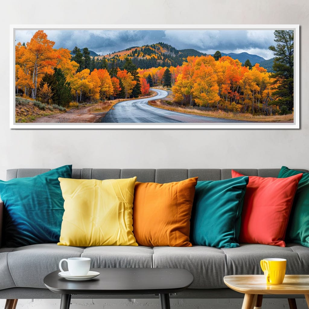 Autumn Serenade Journey Canvas Wall Art