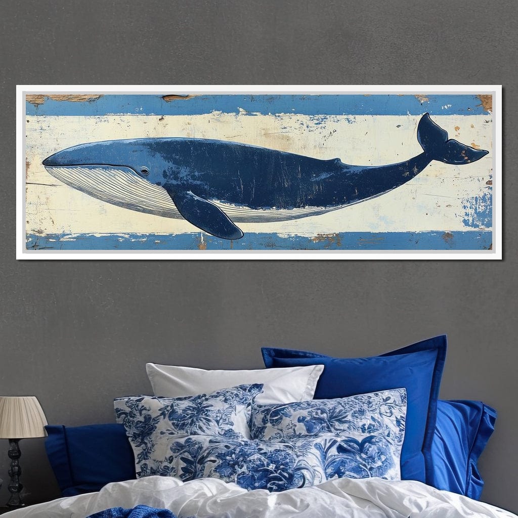 Glorious Whale Canvas Wall Art
