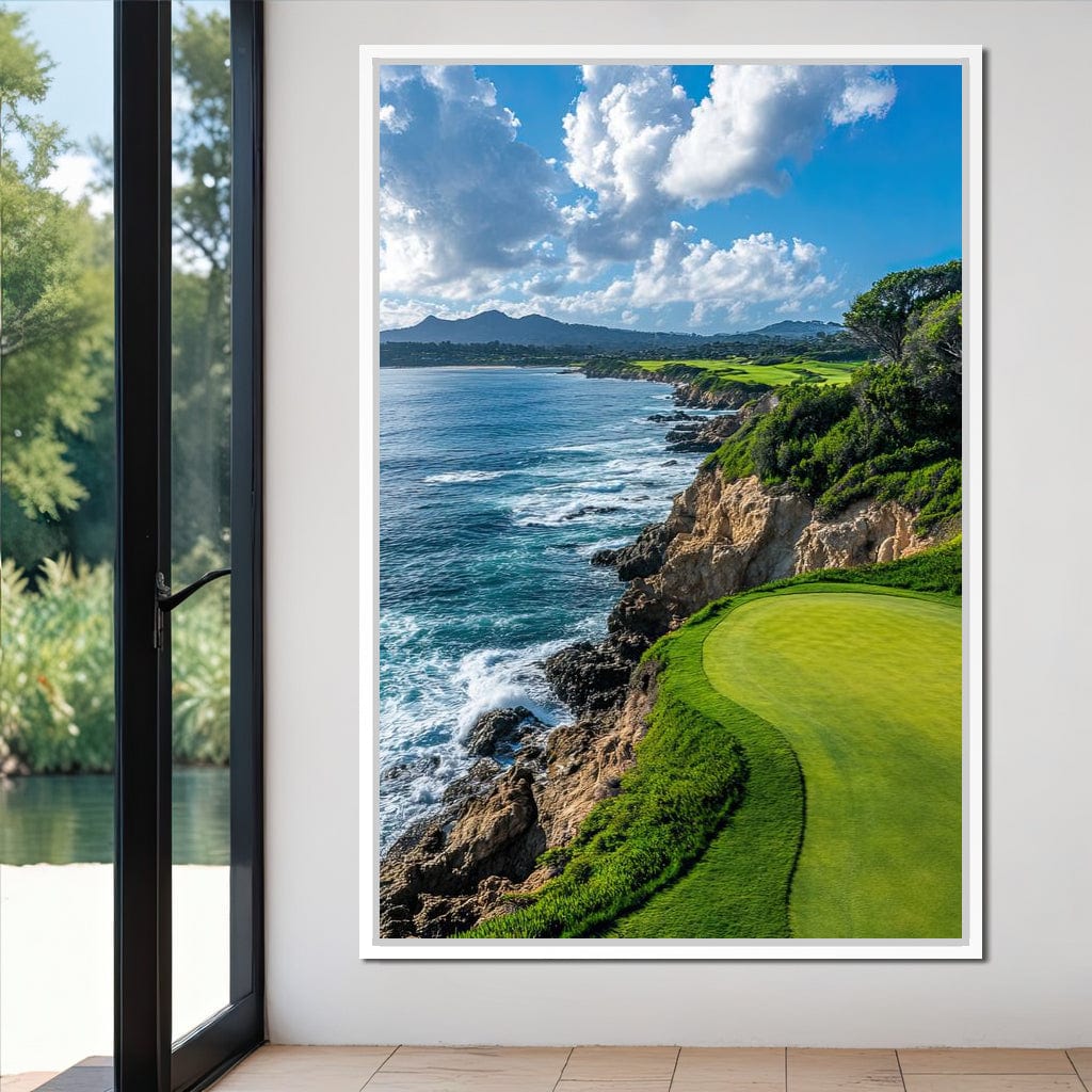 Coastal Greens Harmony Canvas Wall Art