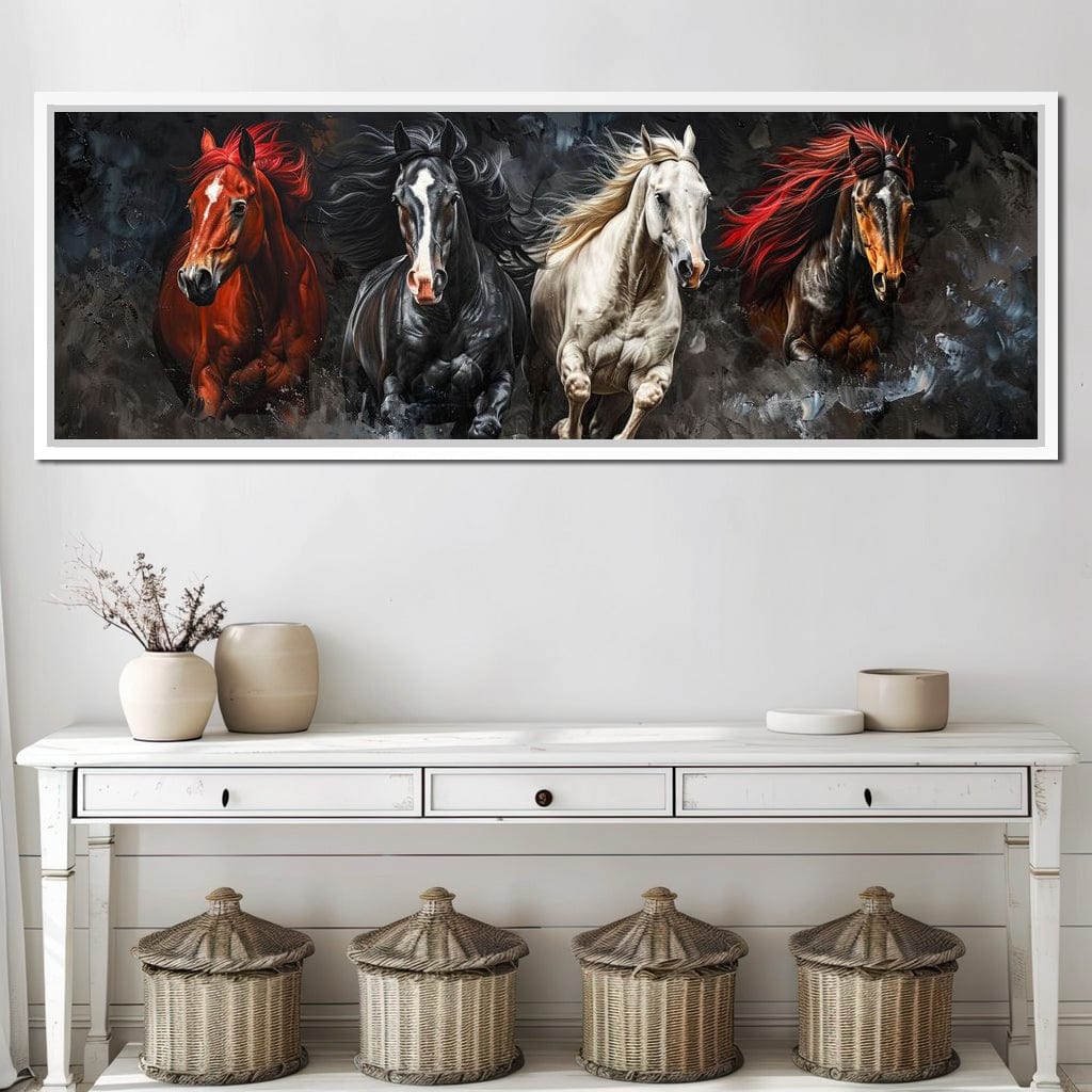 Gallop Through Wild Breeze Canvas Wall Art