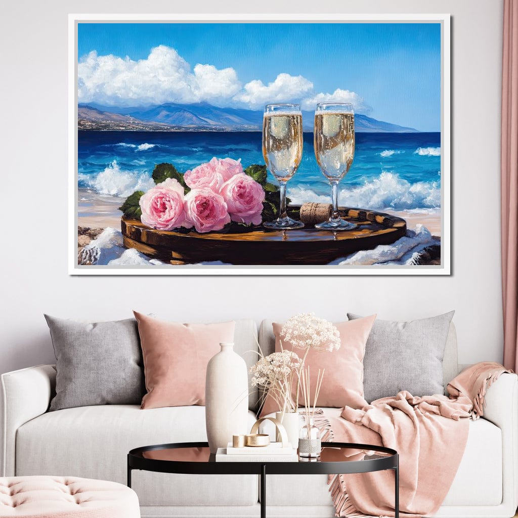Oceanfront Celebration Bliss Canvas Wall Art