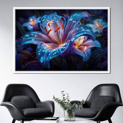 The Radiant Lilyx Canvas Wall Art