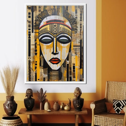 Tribal Mask 04 Canvas Wall Art