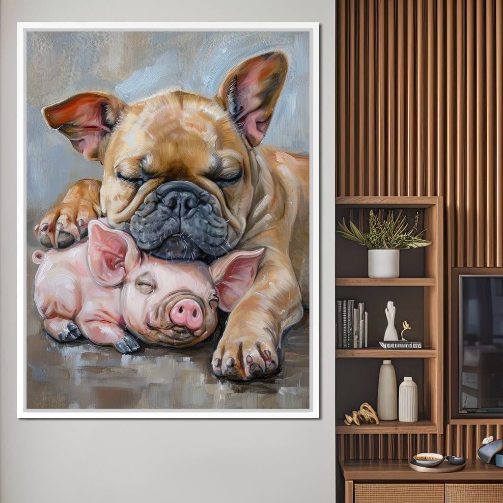 Slumber Buddies Naptime Canvas Wall Art