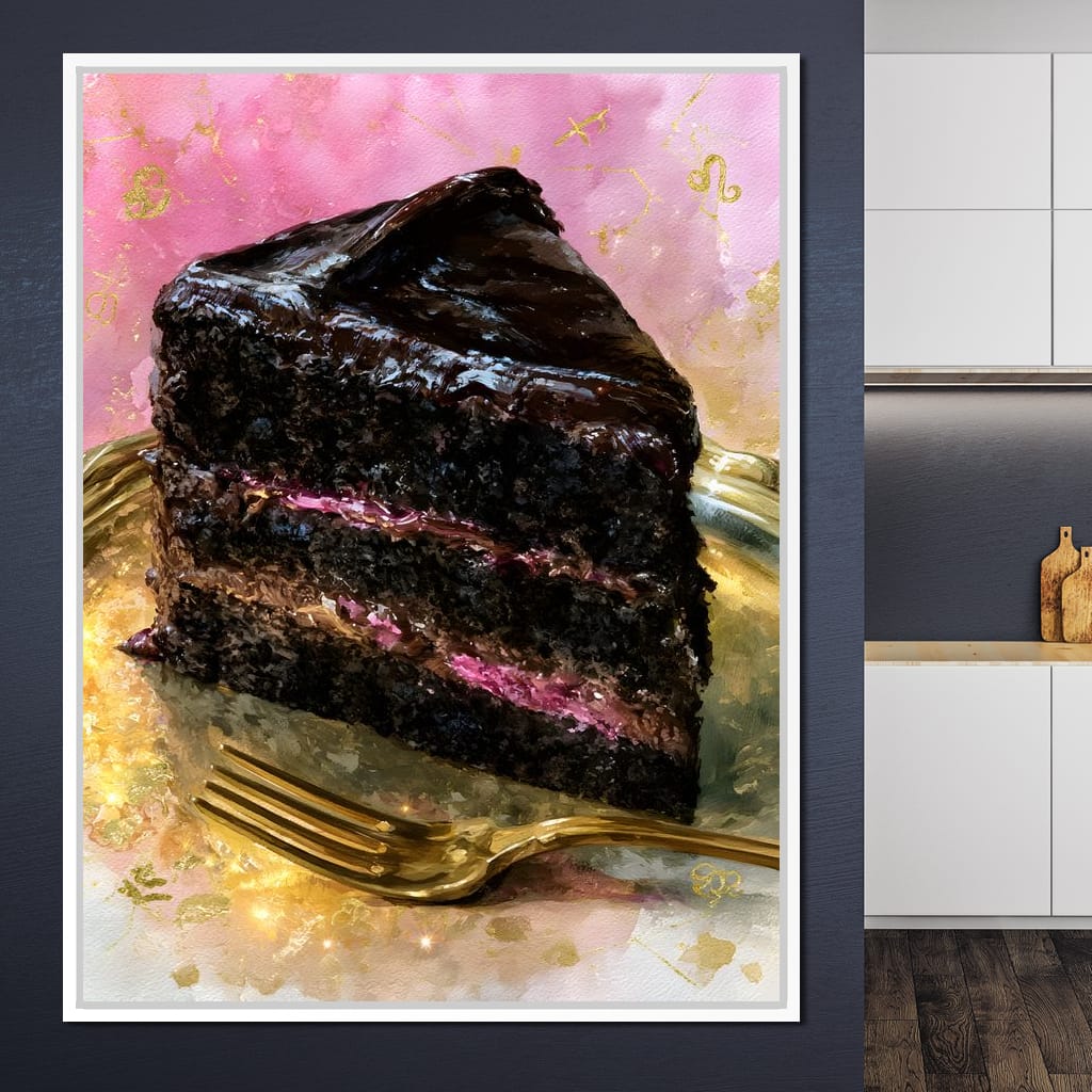 Decadent Slice Of Midnight Canvas Wall Art