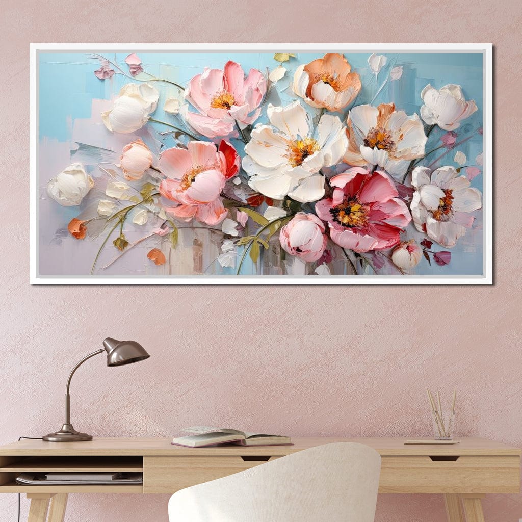 Blossoms of Serenity Breeze Canvas Wall Art
