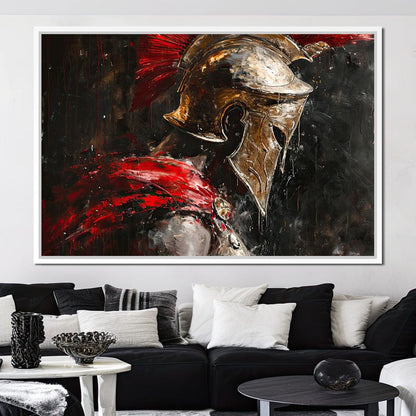 Thoughtful Spartan Reflections Canvas Wall Art