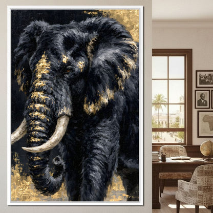 Gilded Majesty of the Wild Canvas Wall Art