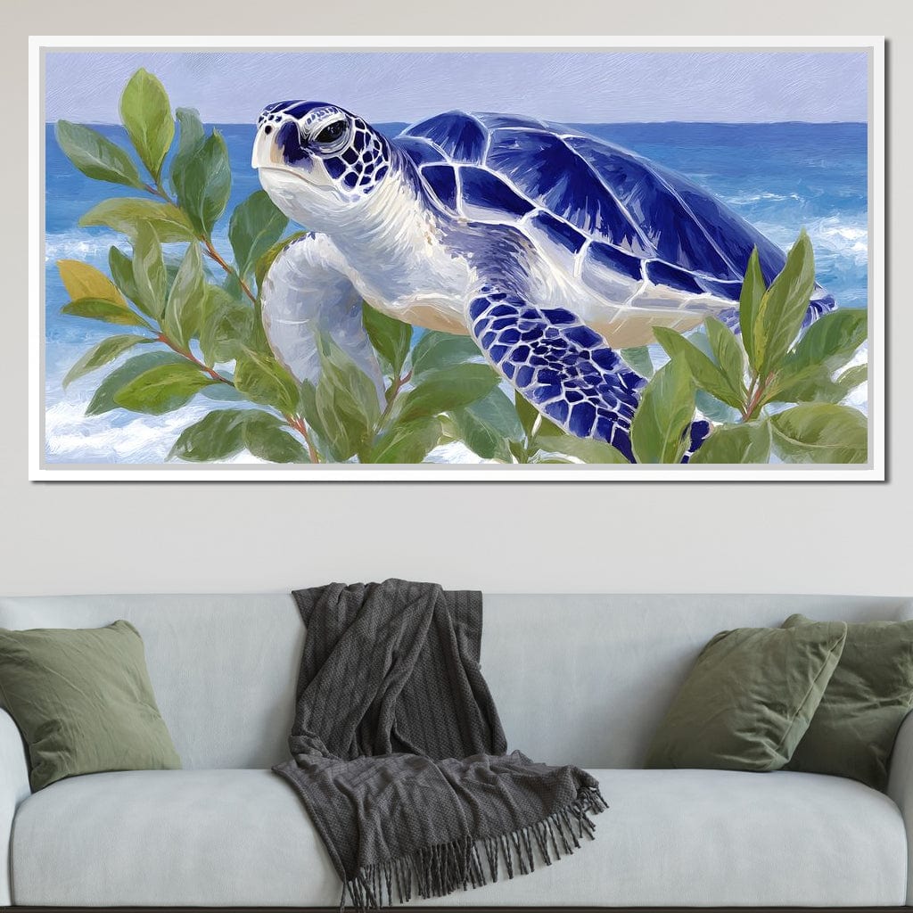 Ocean Voyager Sea Turtle Breeze Canvas Wall Art