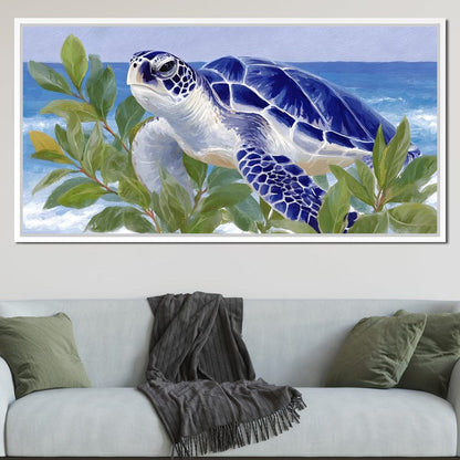 Ocean Voyager Sea Turtle Breeze Canvas Wall Art