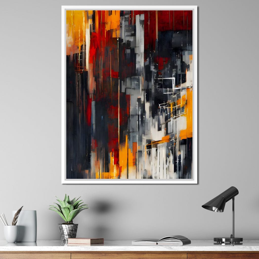 Urban Labyrinth Canvas Wall Art