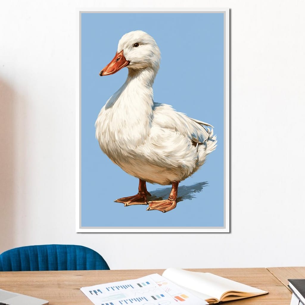 Noble Duck Standing Tall Canvas Wall Art