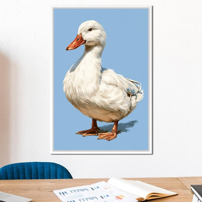 Noble Duck Standing Tall Canvas Wall Art