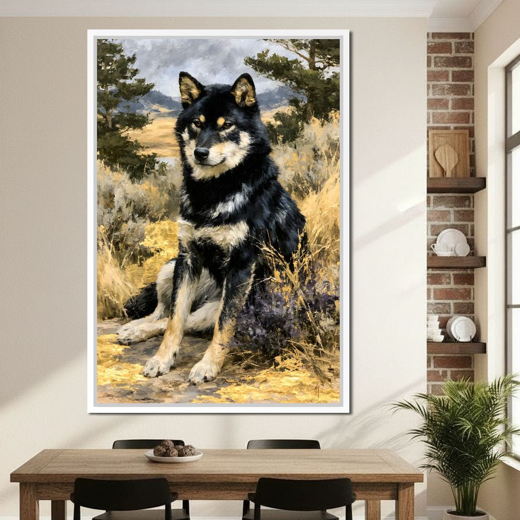 Lone Sentinel of the High Plains Canvas Wall Art