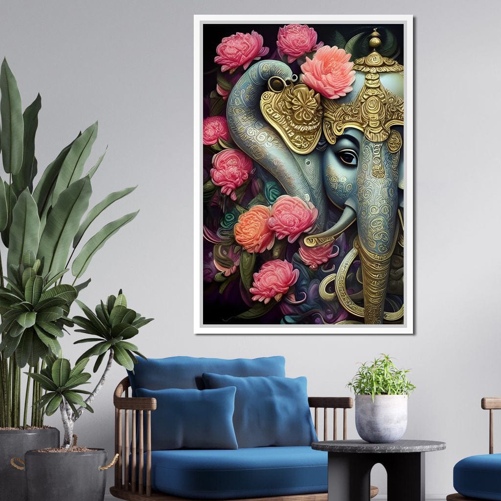 Ganesha Diwali 2022 Special Edition Canvas Wall Art