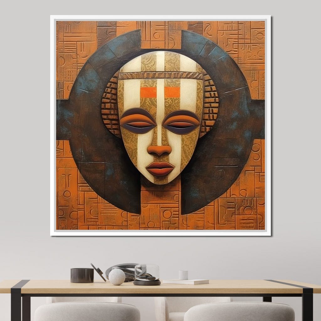 Tribal Mask 12 Canvas Wall Art