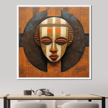 Tribal Mask 12 Canvas Wall Art