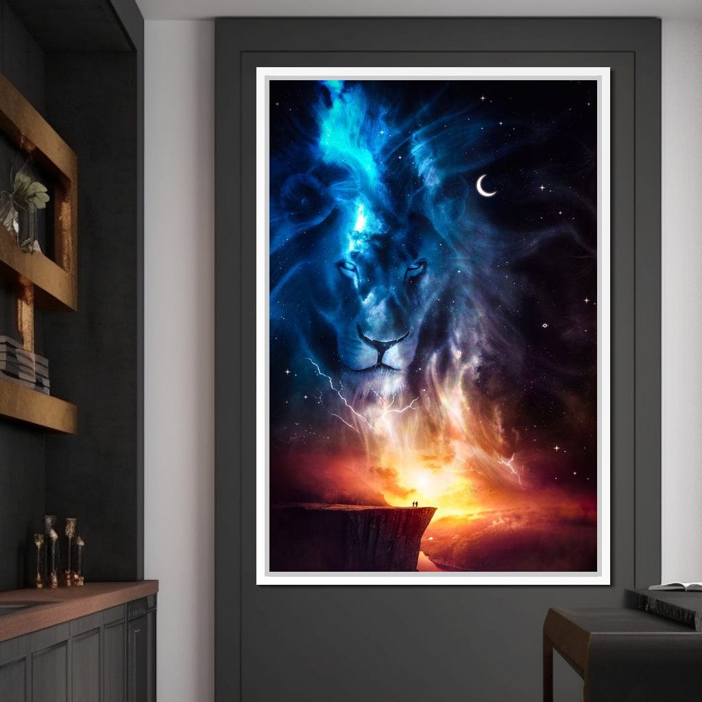 Spirit Animal Totem Lion Canvas Wall Art