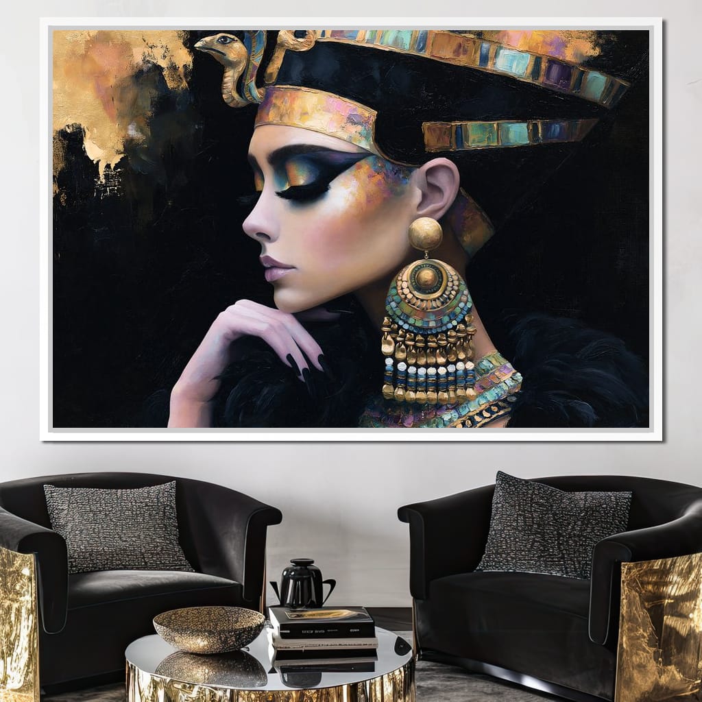 Ancient Egyptian Woman Canvas Wall Art