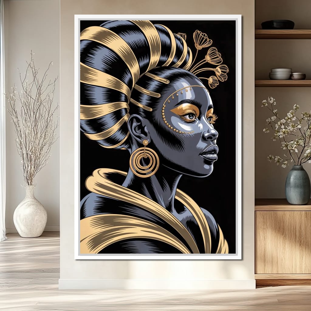 The Gilded Goddess Canvas Wall Art
