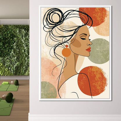 Reflections of a Soft Summer Evening Canvas Wall Art