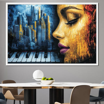 Harmony of Urban Elegance Canvas Wall Art