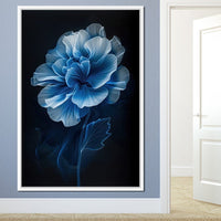 Blue Dream Blossom Canvas Wall Art