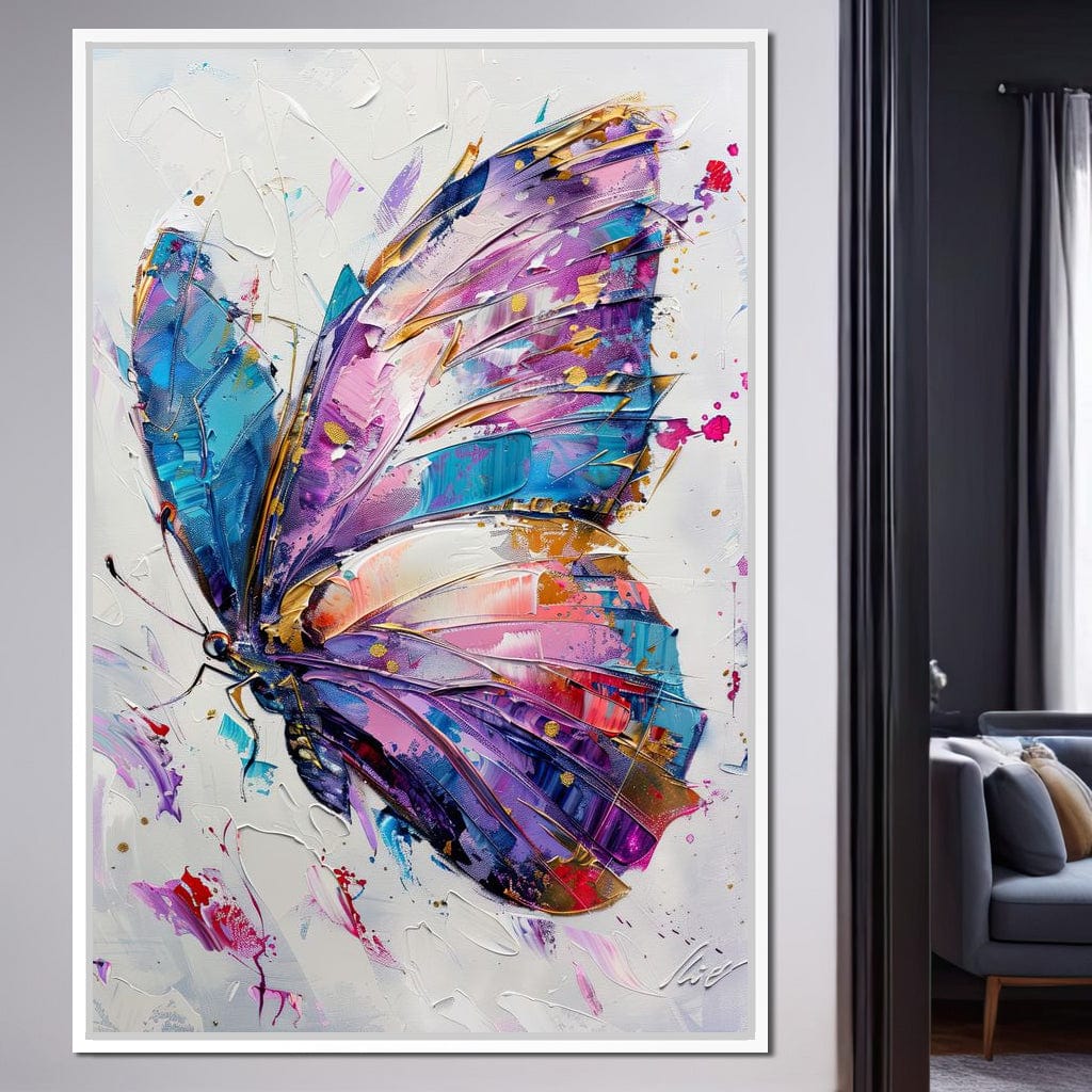 Kaleidoscope Butterfly Bliss Canvas Wall Art