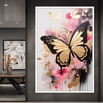 Dreamflight in Pink Hues Canvas Wall Art