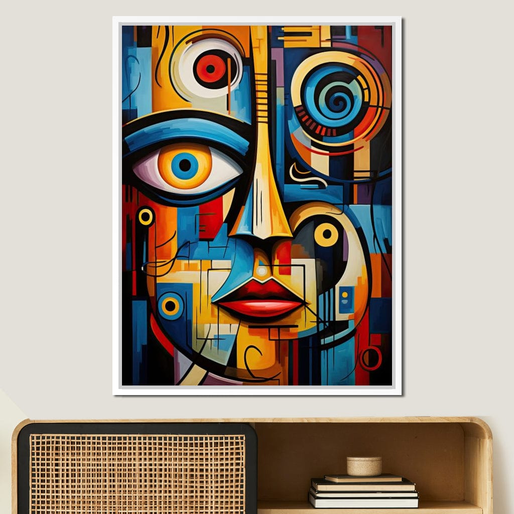 Cubist Reflections Canvas Wall Art