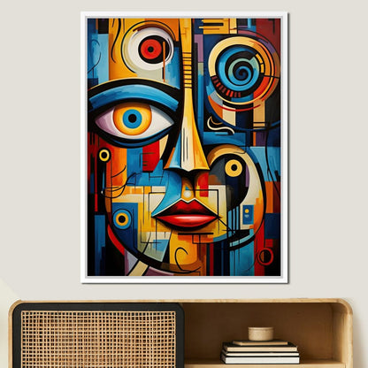 Cubist Reflections Canvas Wall Art