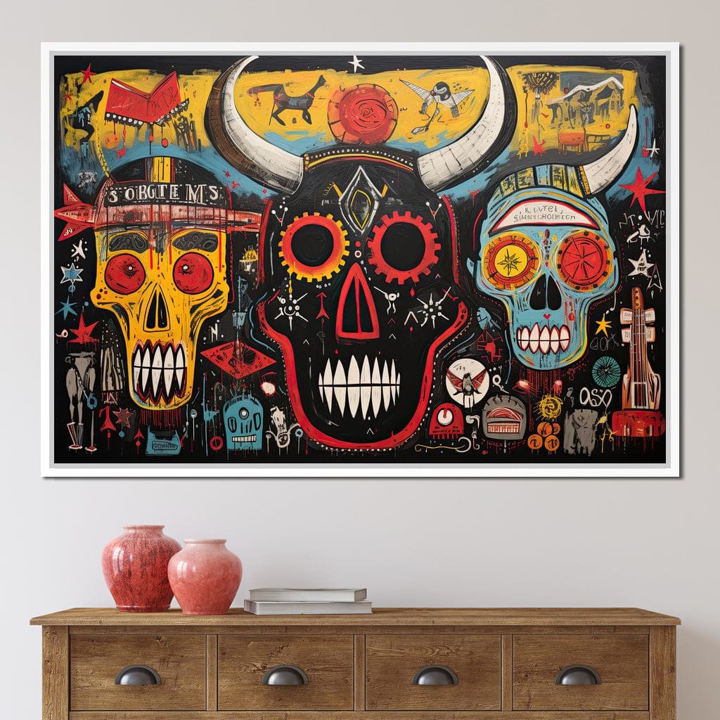 Mystic North American Totems Canvas Wall Art