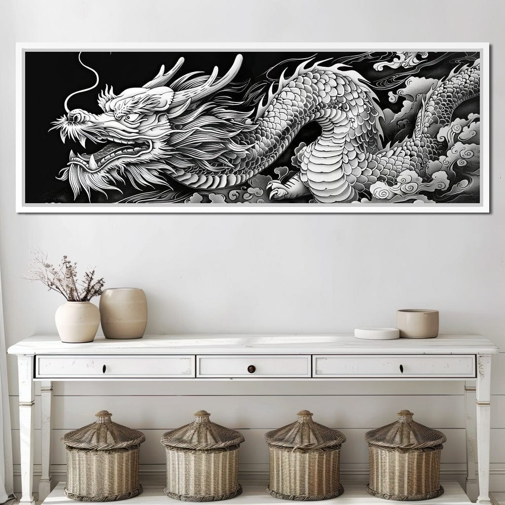 Eternal Dragon's Flight Canvas Wall Art