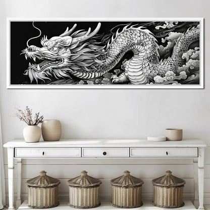 Eternal Dragon's Flight Canvas Wall Art