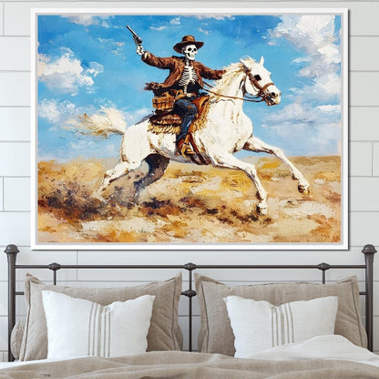 Rider of the Endless Plains Canvas Wall Art