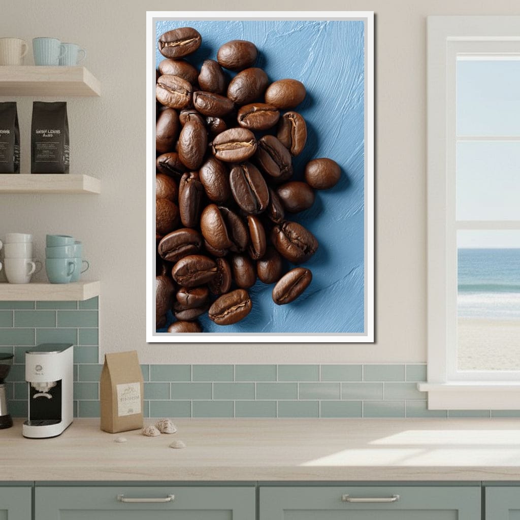 Roasted Coffee Beans Still Life Canvas Wall Art